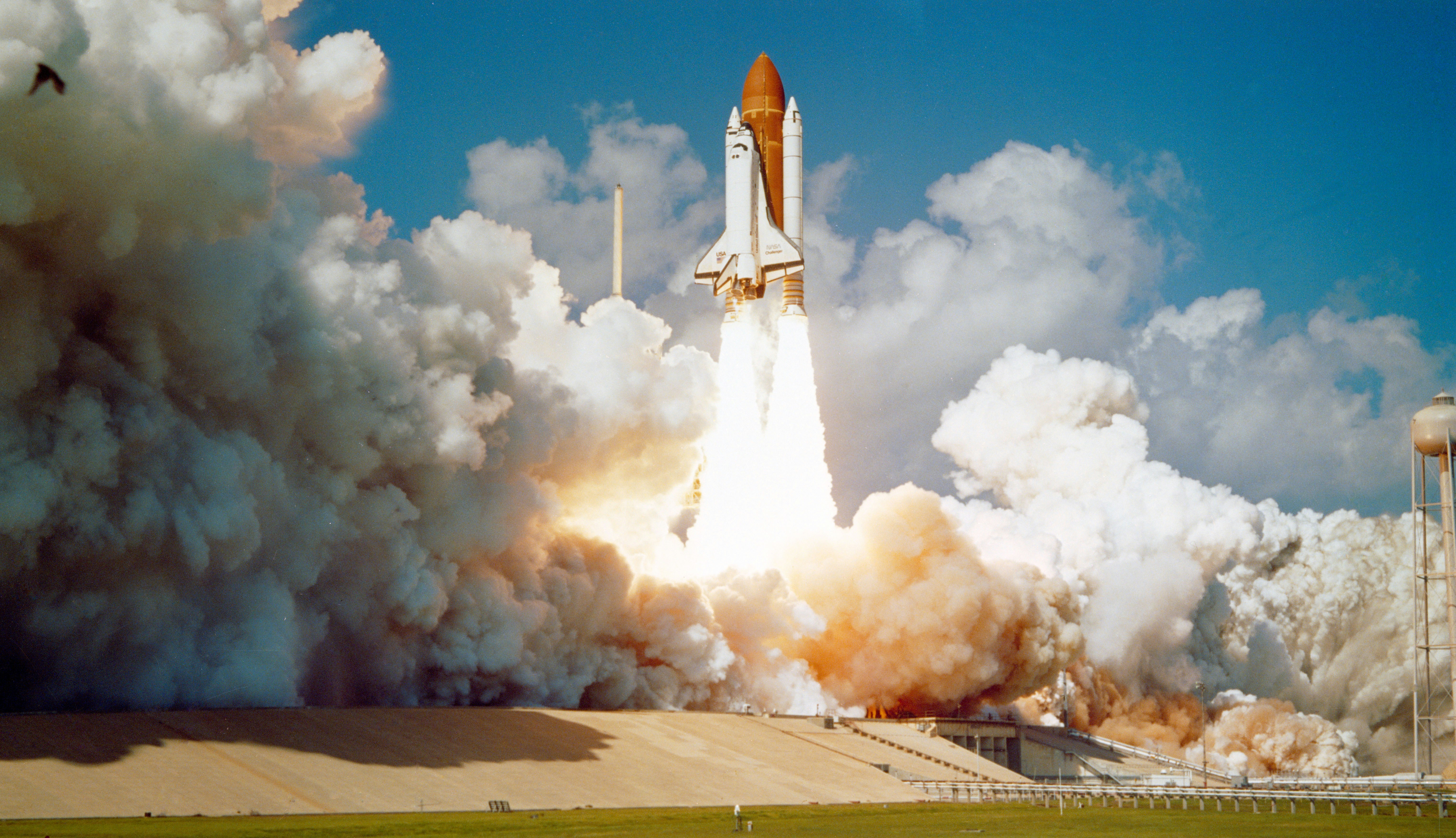 A rocket taking off, symbolising how the AI management consulting can help businesses